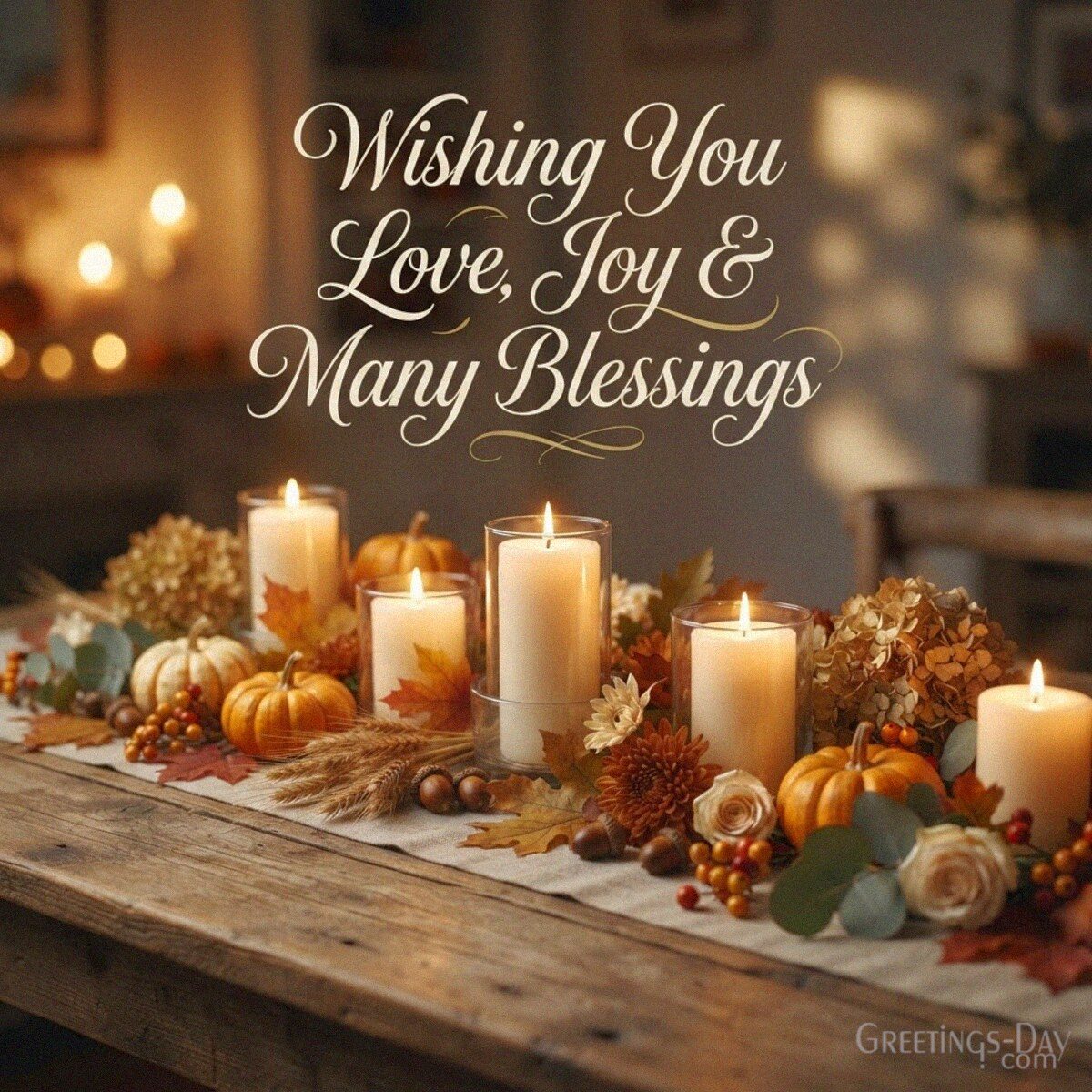 Wishing You Love, Joy and Many Blessings