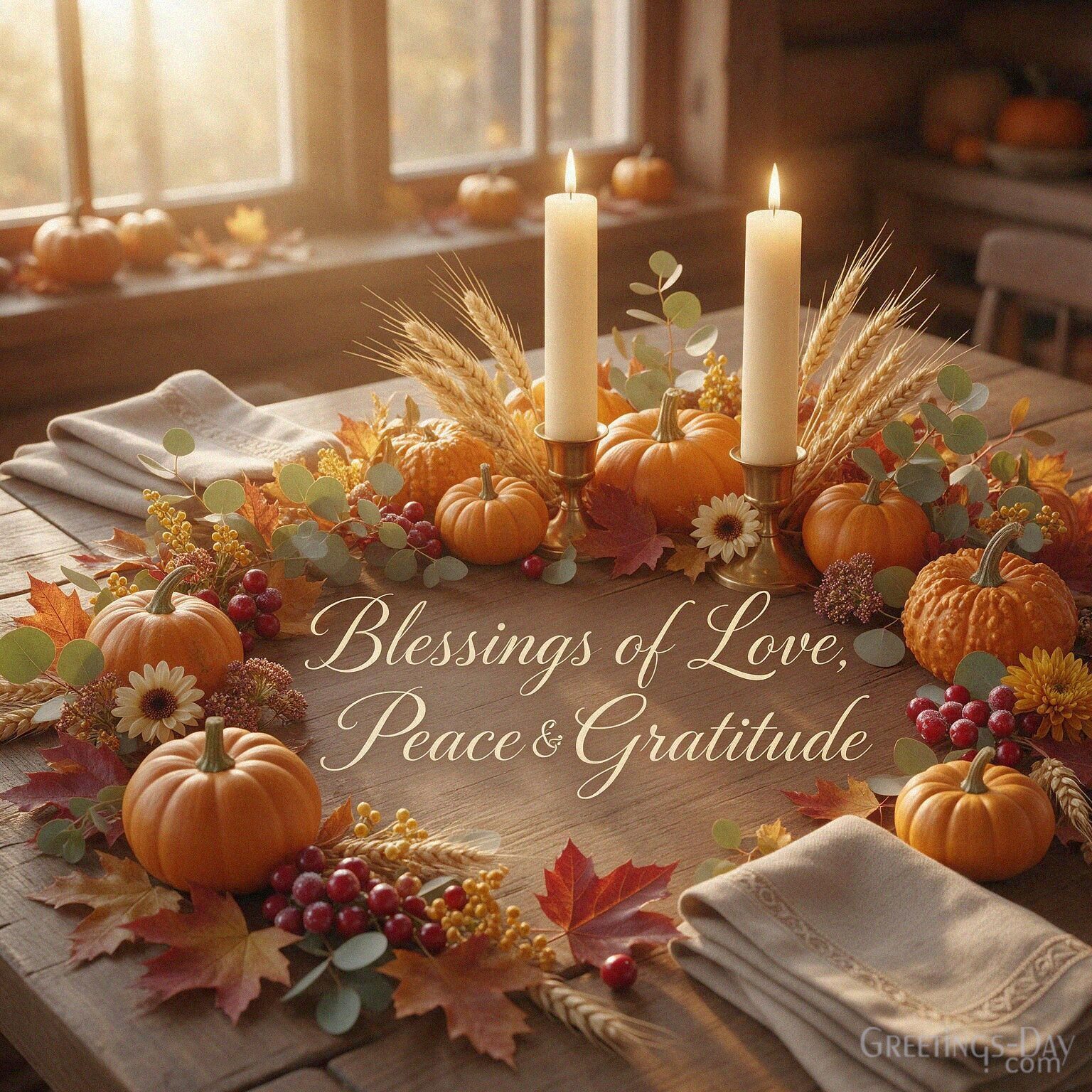 Blessings of Love, Peace and Gratitude