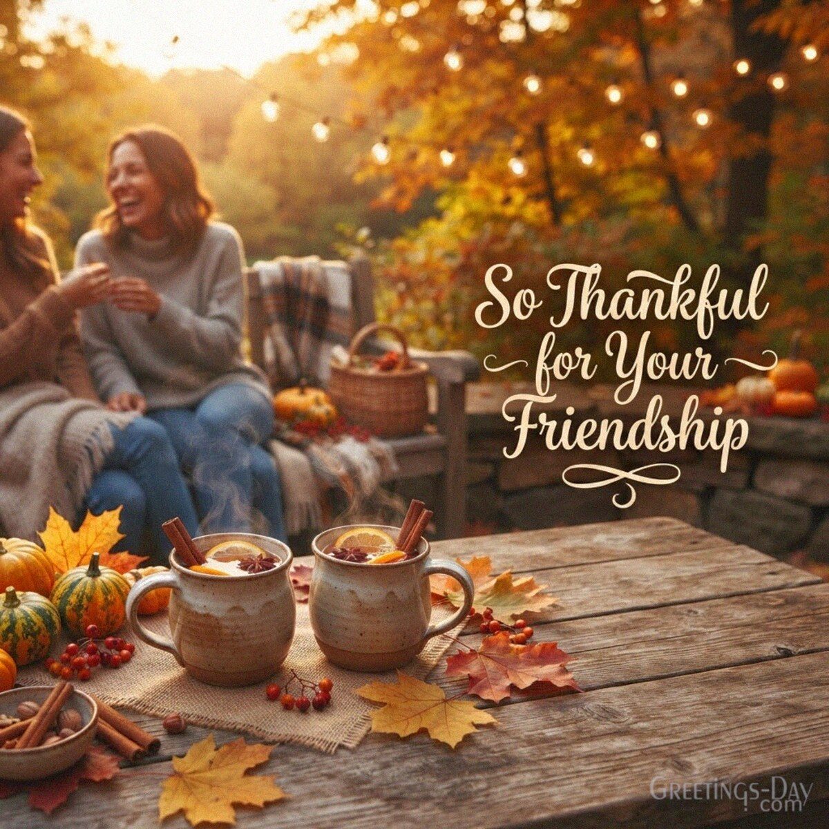 So Thankful for Your Friendship