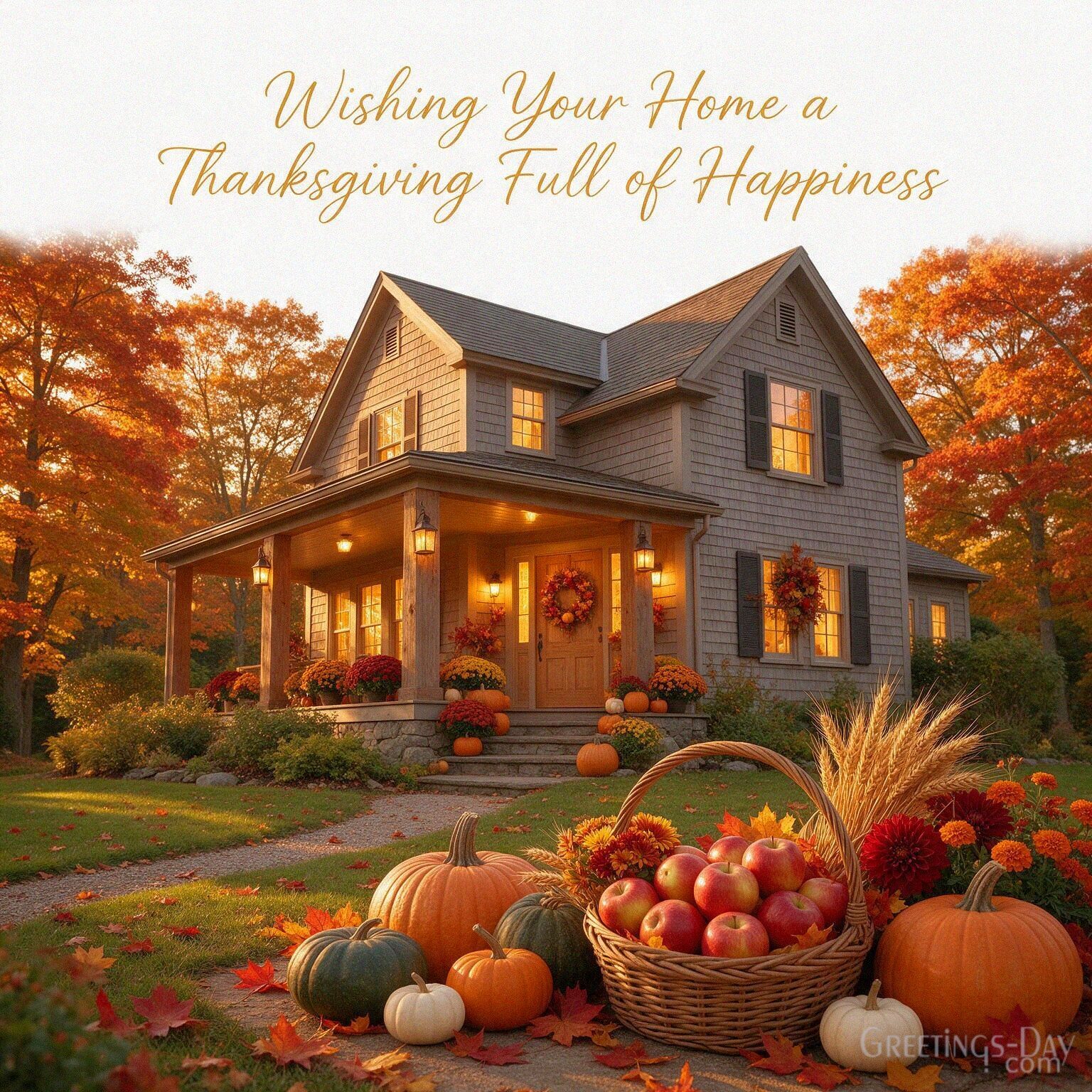 Wishing Your Home a Thanksgiving Full of Happiness