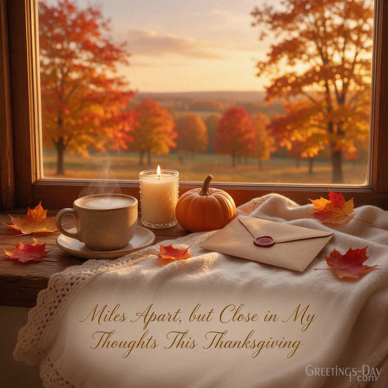 Miles Apart, but Close in My Thoughts This Thanksgiving