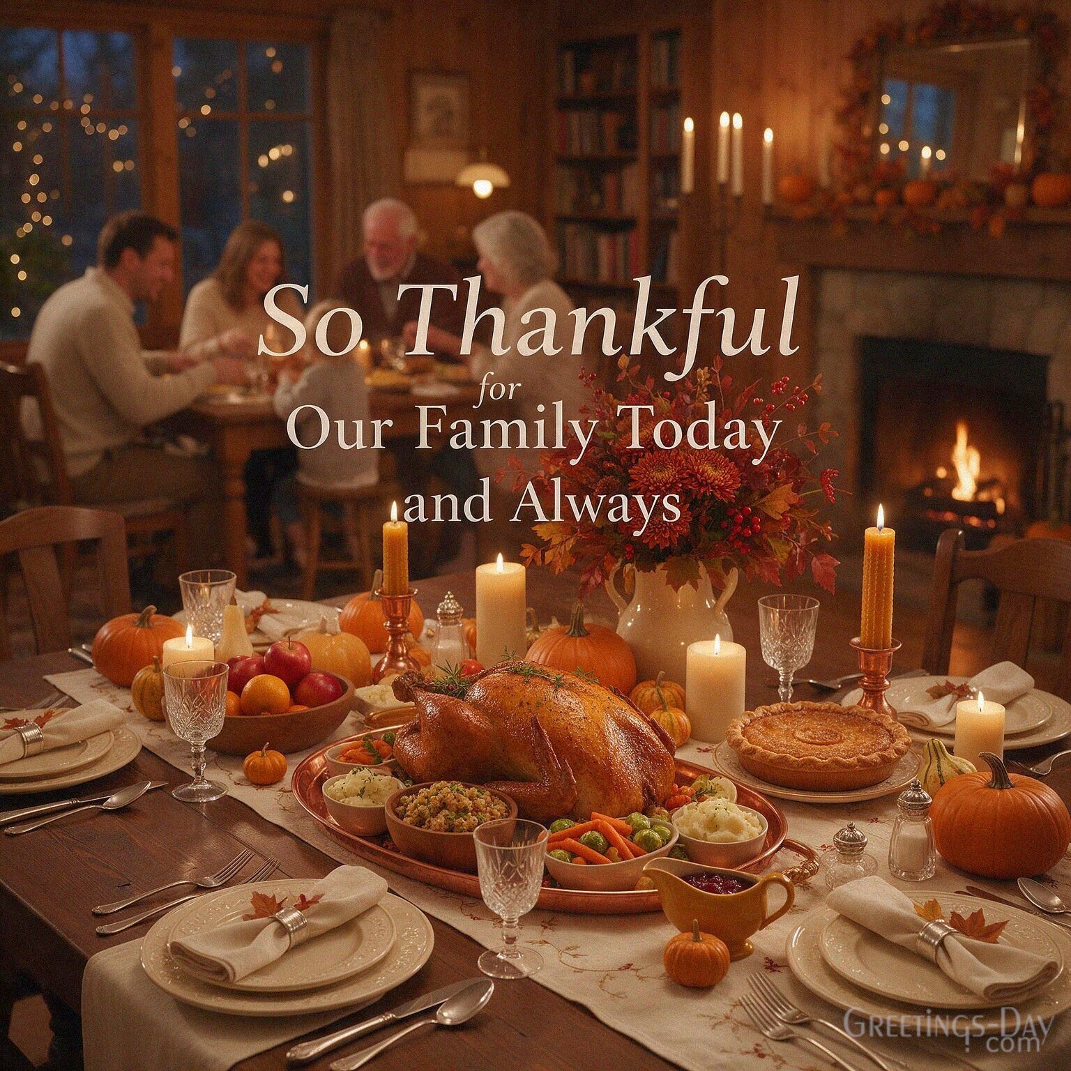 So Thankful for Our Family Today and Always