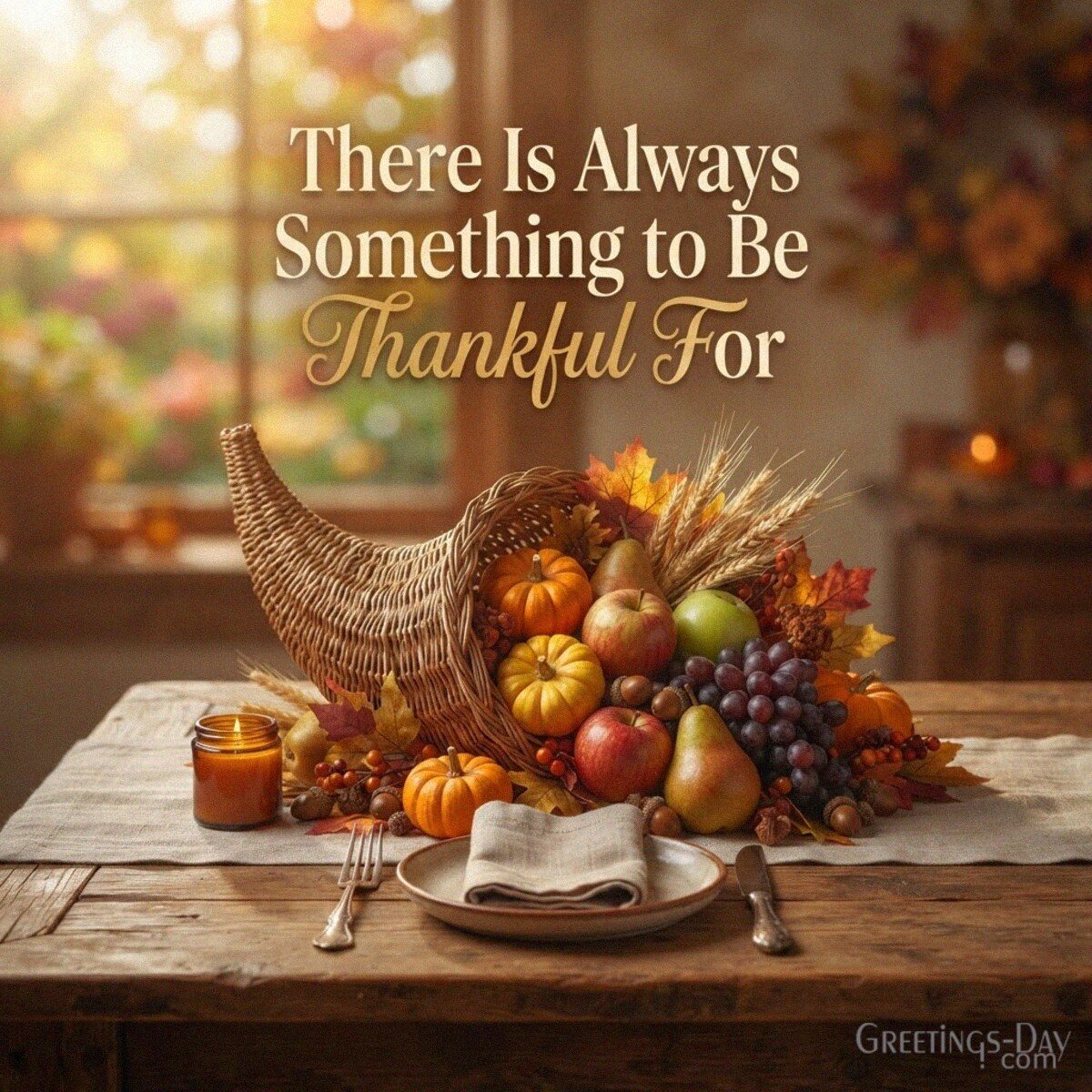 There Is Always Something to Be Thankful For