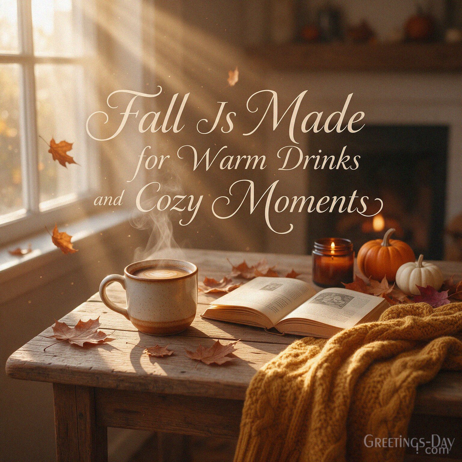 Fall Is Made for Warm Drinks and Cozy Moments