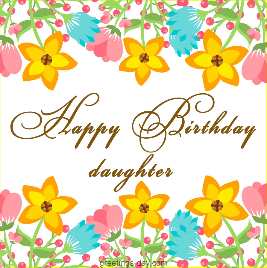 birthday daughter card