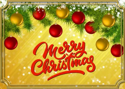 Best wishes for Christmas and New Year