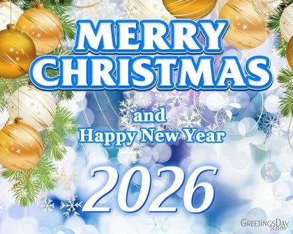 Merry Christmas and Happy New year 2026