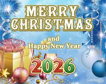 Merry Christmas and Happy New Year