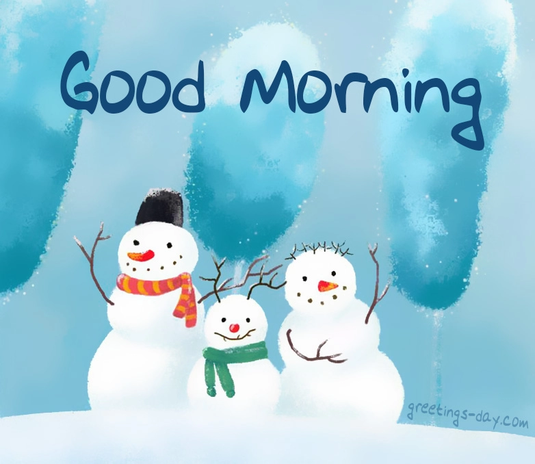 good morning winter