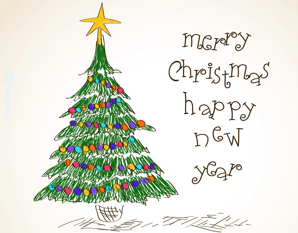 christmas kid draw