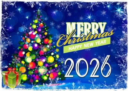 Merry Christmas and Happy New Year 2026