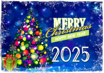 Merry Christmas and Happy New Year 2025