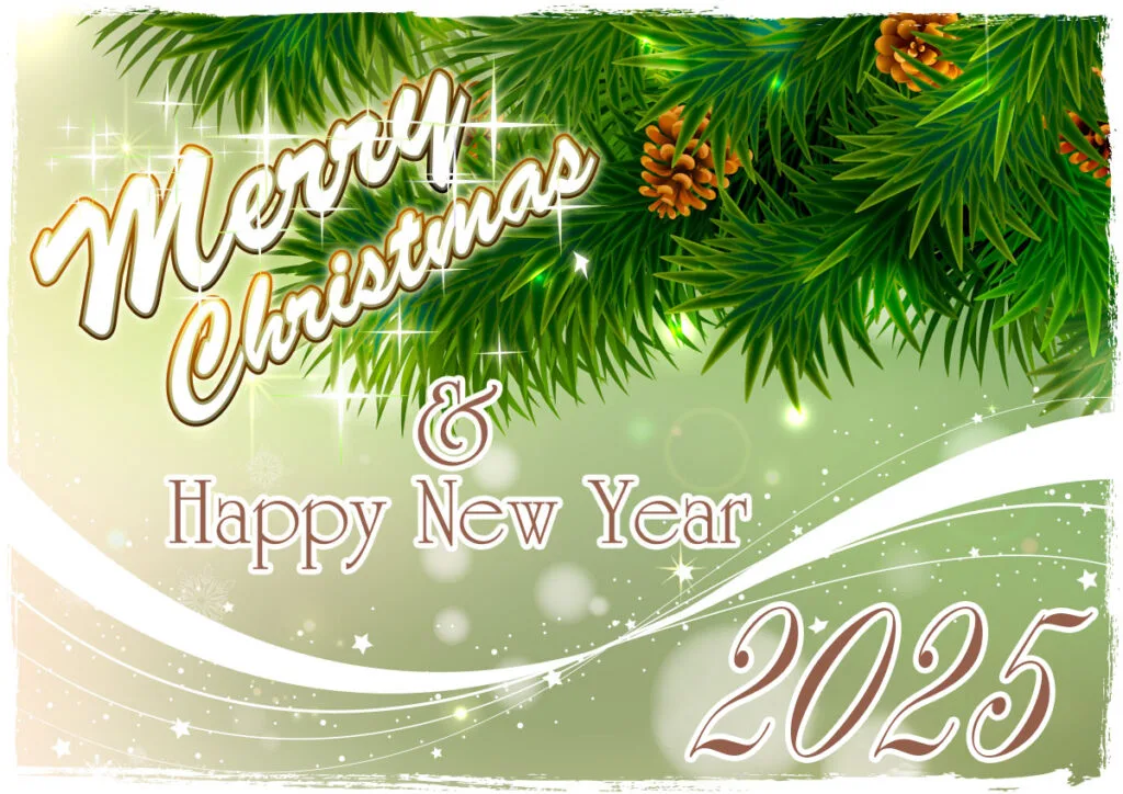 Happy New Year and Christmas cards