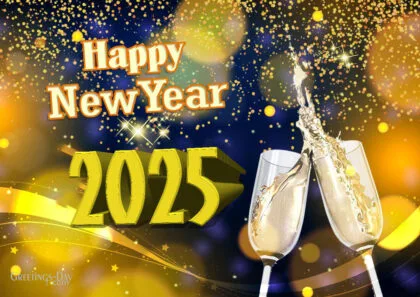 Congrat with Happy New Year 2025