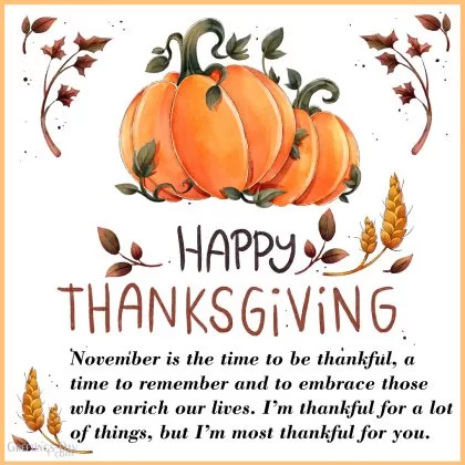 Happy Thanksgiving Day eCard