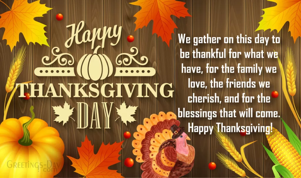 Thanksgiving Message