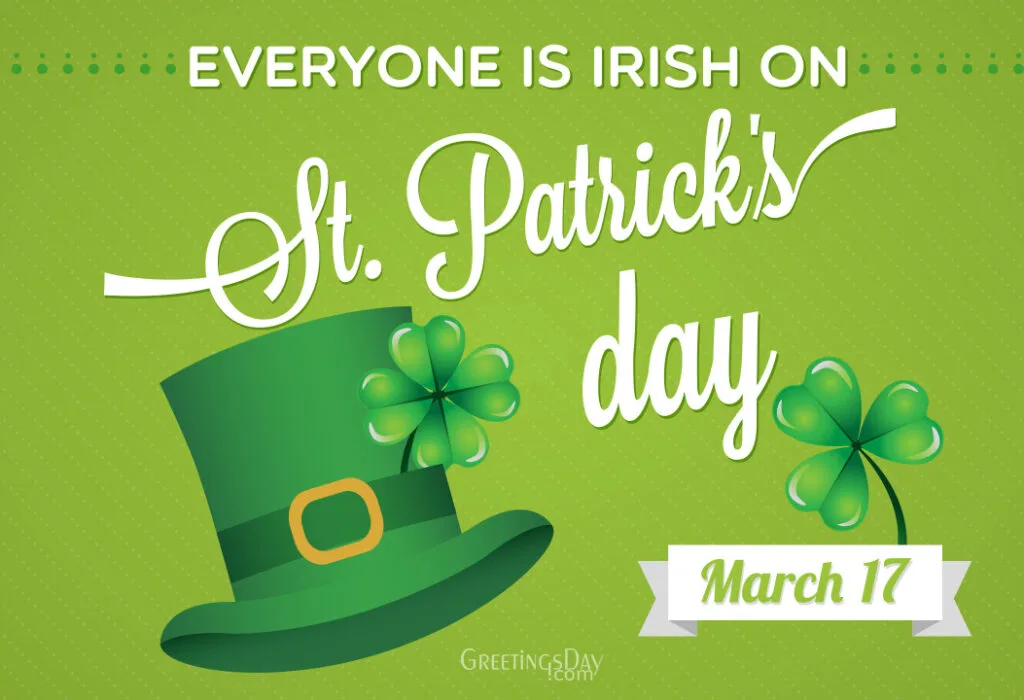 card St. Patrick's Day
