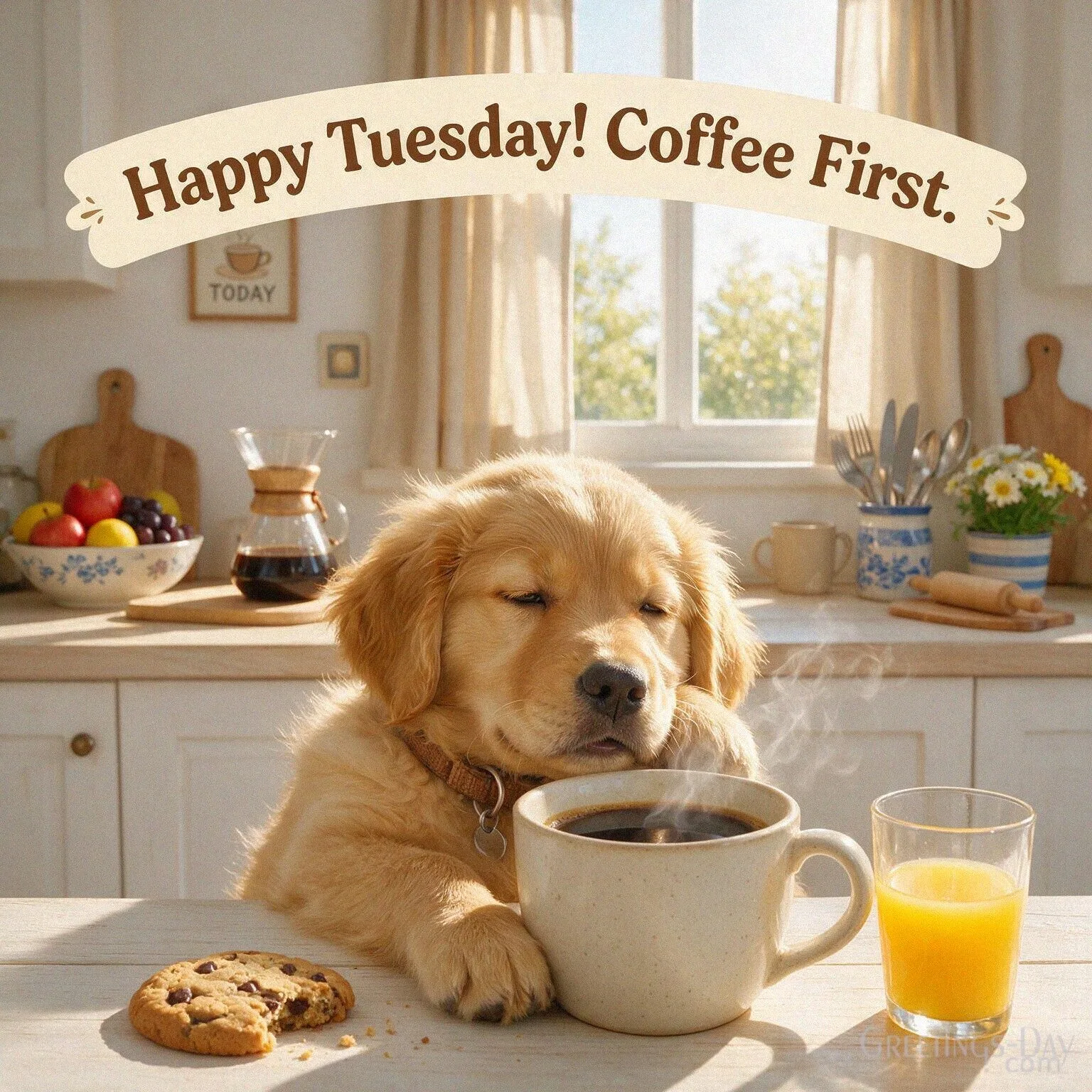 Happy Tuesday! Coffee First.